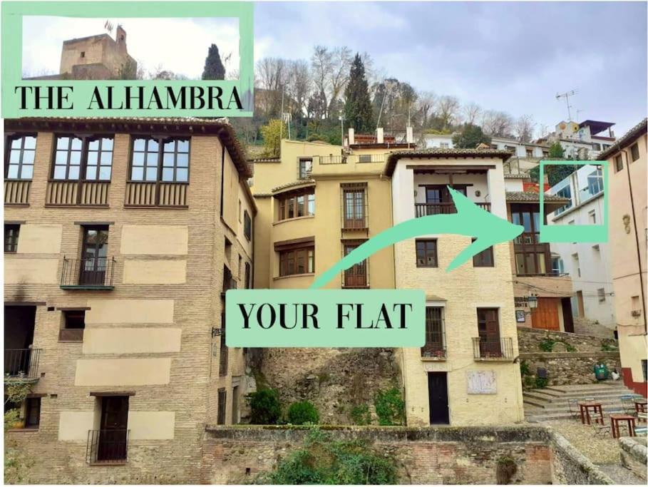 Ferienwohnung Spacious Loft / Literally At The Foot Of Alhambra Granada Exterior foto